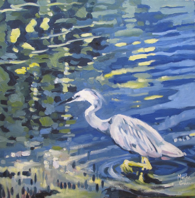 Heron in the Mangroves <br> 53 x 53  $695