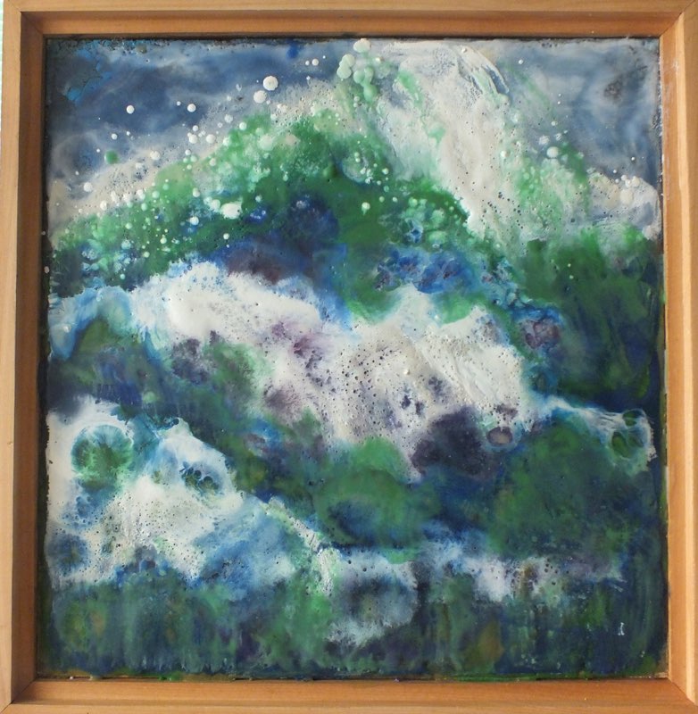Pounding waves  <br>37 x 38 $695