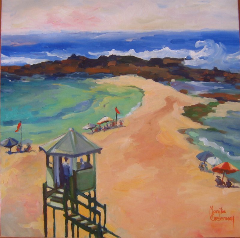 Toowoon Bay <br> oil 53 x 53  $695